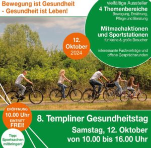 Mehr über den Artikel erfahren Lok Templin ist beim 8. Gesundheitstag dabei