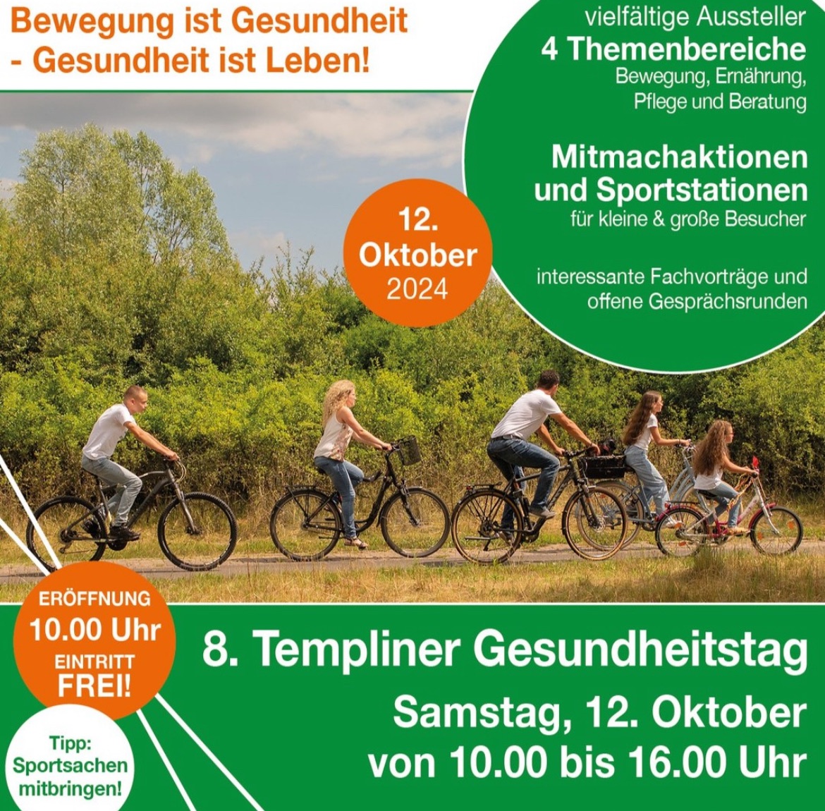Mehr über den Artikel erfahren Lok Templin ist beim 8. Gesundheitstag dabei